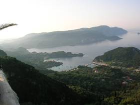 Paleokastritsa view from bella vista